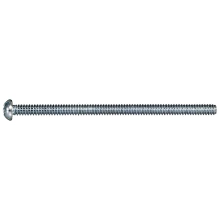 Midwest Fastener #6-32 x 2-1/2 in Combination Phillips/Slotted Round Machine Screw, Zinc Plated Steel, 100 PK 50935